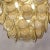 Modernist 10-Tier Handblown Topaz Murano Glass Disc Chandelier W/ Brass Fittings For Sale - Image 13 of 17