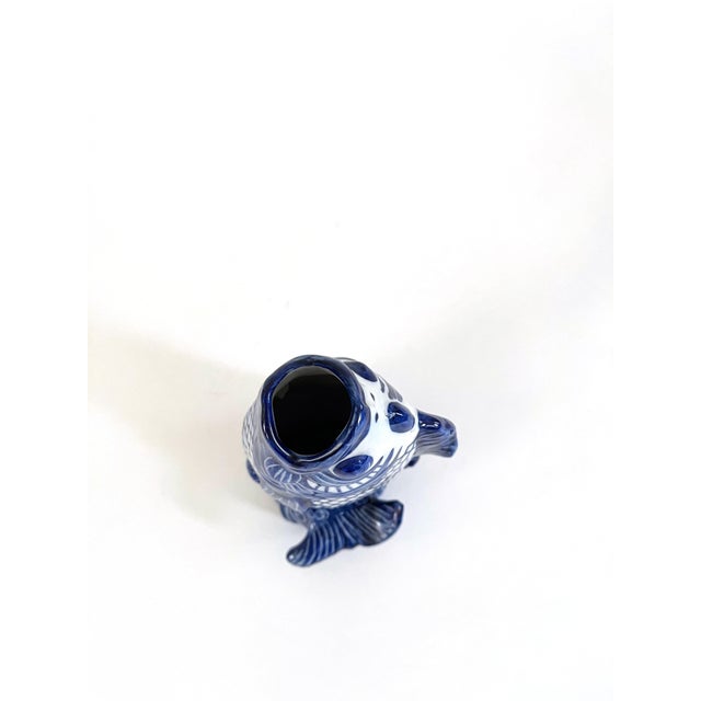 Curated visual reference: Picture Idea: Blue And White Ceramic Gurgling Fish Vase