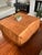 Moroccan Contemporary Moroccan Leather Ottoman For Sale - Image 3 of 4