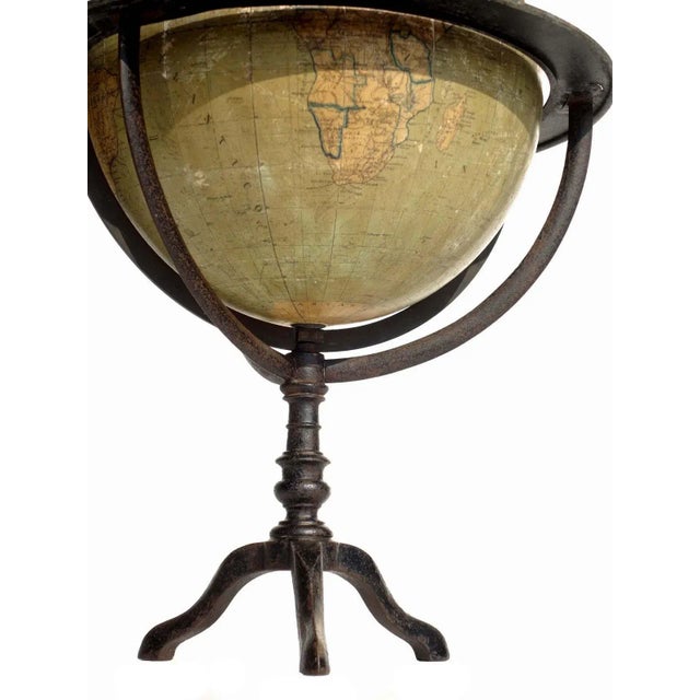 Antique Italian Terrestial Globe by Guido Cora, 1900s For Sale - Image 3 of 8