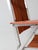 Mid-Century Aluminum & Wood Slat Chair With Side Table Set For Sale - Image 11 of 17