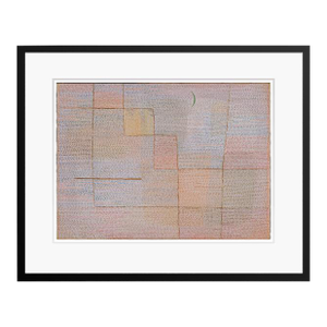 Paul Klee 'Clarification' Archival Pigment Print Framed in Black Reproduction