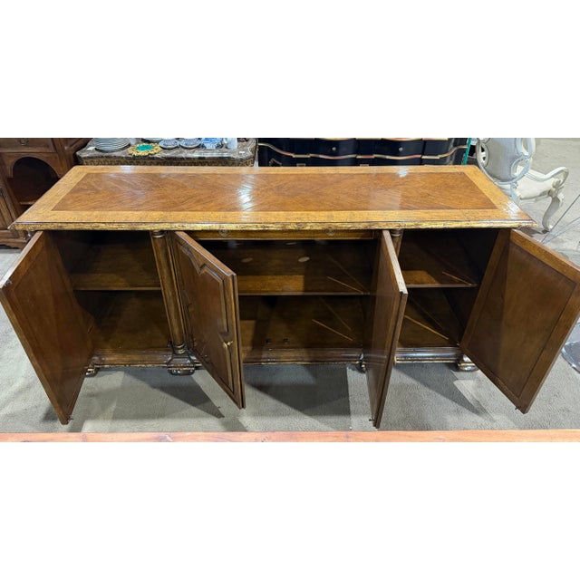 Alfonso Marina Attributed Gilded Wood Buffet For Sale In Las Vegas - Image 6 of 7