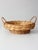 Wood Vintage Round Wicker Basket With Handles For Sale - Image 7 of 18