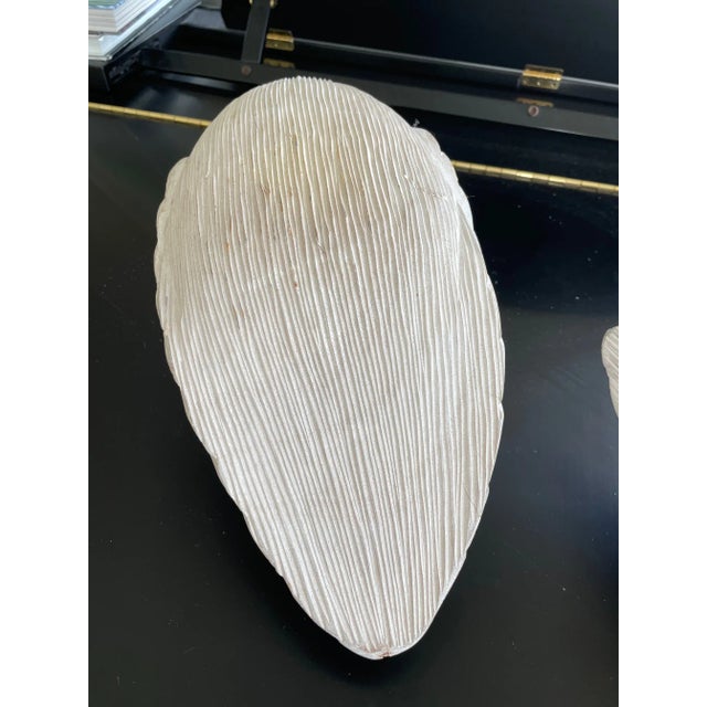 1980s Whitewash Finish Hand Sculpted Wooden Ducks - a Pair For Sale - Image 12 of 13