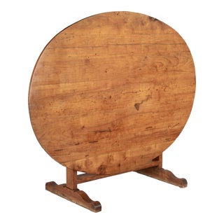 French Wine Tasting Table or Tilt-Top Dining Table For Sale