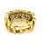 Vintage Italian 18k Gold Diamond Openwork Ring, 2.20 Carats, Circa 1980, Size 6.75 For Sale - Image 4 of 17