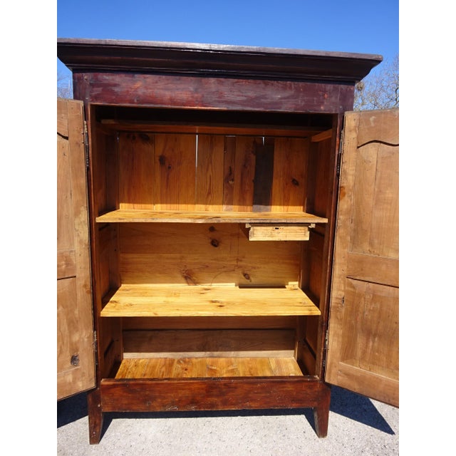19th Century Louis Philippe Walnut Wardrobe For Sale - Image 18 of 18
