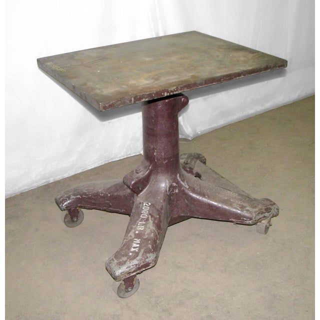 Industrial Steel Hydraulic Lift Table Base Chairish