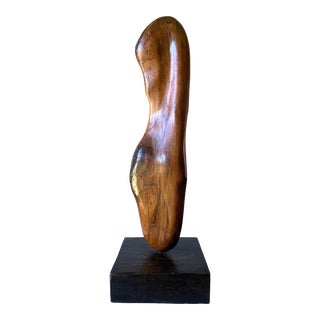 Modernist Biomorphic Wood Sculpture 1960s For Sale