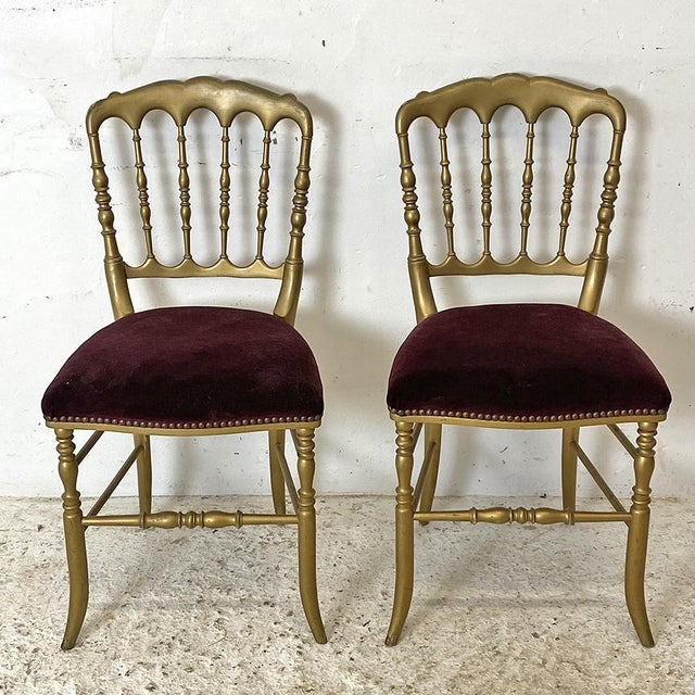 Napoleon III Charivari Chairs, Set of 2 For Sale - Image 4 of 9