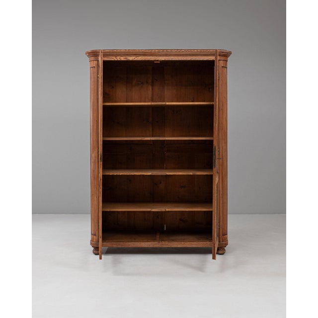 19th Century 19th Century France Tan Wood Storage Cabinets & Cupboards For Sale - Image 5 of 11