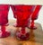 Ruby Red Mid 20th Century Fostoria Jamestown Ruby Red Water Goblets - Set of 5 For Sale - Image 8 of 12