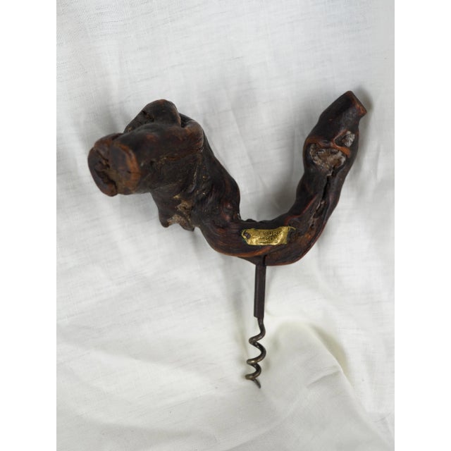 1940s French Grapevine Corkscrew With Brass Mark For Sale - Image 13 of 13