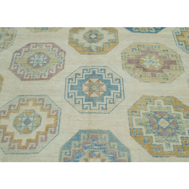 Turkish Oushak Rug 10'1" x 15'6" #18520 For Sale In Houston - Image 6 of 8