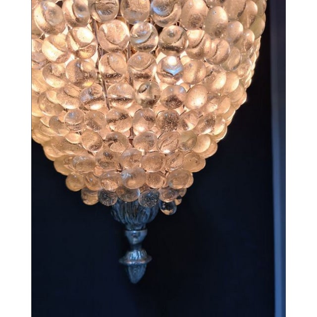 Glass Vintage Murano Glass Chandelier, 1960s For Sale - Image 7 of 10
