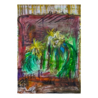 Chef de Mulu, Urban Jungle Fusion, Acrylic on Paper For Sale