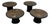 Dutch Brutalist Coffee Tables by Paul Kingma, 1980s, Set of 4 For Sale