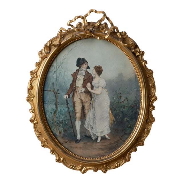 Frederick Hendrik Kaemmerer - Oval Mezzotint, C.1880s For Sale