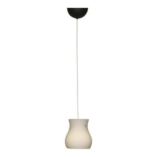 1990s Modern Murano Pendant White Glass For Sale