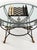Vintage Italian Regency-Style Round Metal & Glass Coffee Table For Sale - Image 9 of 9