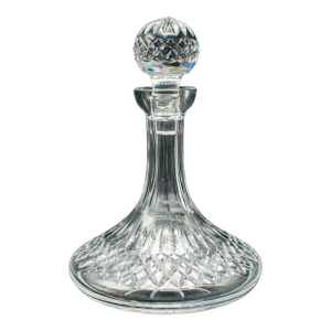 Vintage Ship's Decanter, English, Cut Crystal Glass, Wine, Spirit, Mid Century
