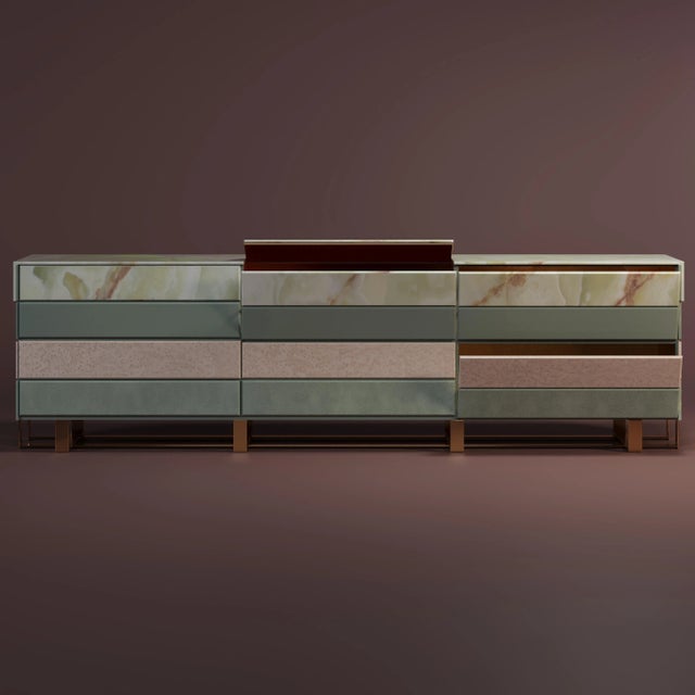 Metal Hollow Sideboard by Malabar For Sale - Image 7 of 12