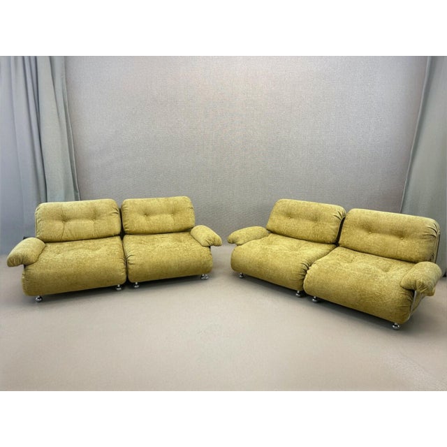 Mid-Century Modular 2-Seater Sofa by Kim Wilkins for G-Plan, Set of 2 For Sale - Image 5 of 18
