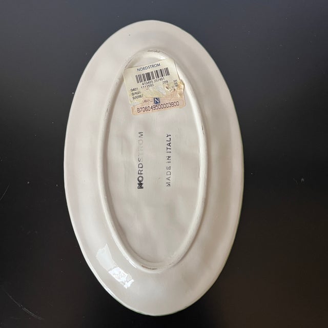 Vintage Italian Majolica Bunny Butter Dish – Hand-Painted Ceramic Easter Kitchen Decor, Made in Italy For Sale - Image 11 of 11