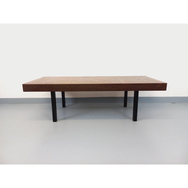 Wood Vintage Rectangular Coffee Table by Dieter Wackerlin, 1970s For Sale - Image 7 of 17