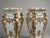 Plastic Late 20c Italian Baroque Cream Gold Pedestals - Pair For Sale - Image 7 of 18