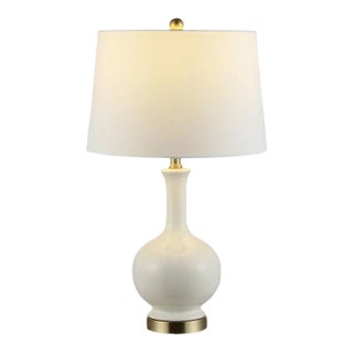 Safavieh Bowie Ceramic Table Lamp - Cream For Sale