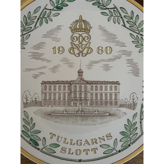 Mid Century Gefle Swedish Castle Wall Plates- Set of 9 For Sale - Image 11 of 15