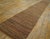 1920s Multi Brown Stripe Antique American Shaker Rug 3' X 23'3" Knotted Pile Wool Carpet For Sale - Image 15 of 17