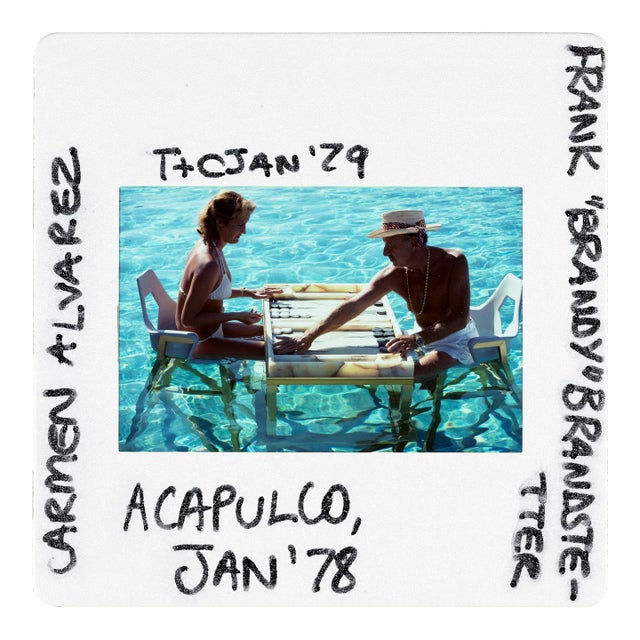 Slim Aarons 'Keep Your Cool - Slide' Photograph Print by Getty Images - 20x20 For Sale