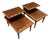 A Pair of Newly Refinished Mid Century Modern Side Tables by Lane Acclaim Circa 1960s For Sale