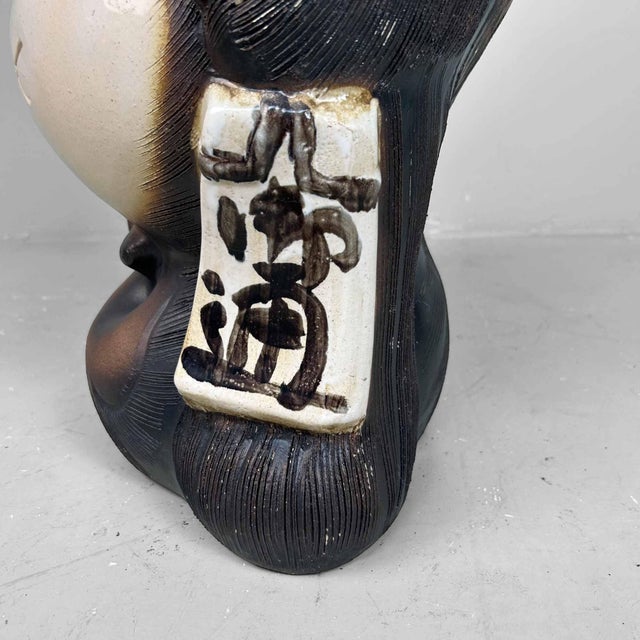 Large Decorative Tanuki Statue, 1980s For Sale - Image 9 of 16