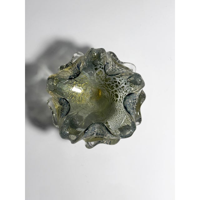 1970s Silver Leaf Particles Ashtray from Barovier & Toso, 1970s For Sale - Image 5 of 7