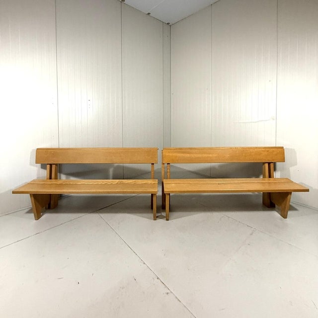 Modern Beech Bench, 1960s For Sale - Image 13 of 18