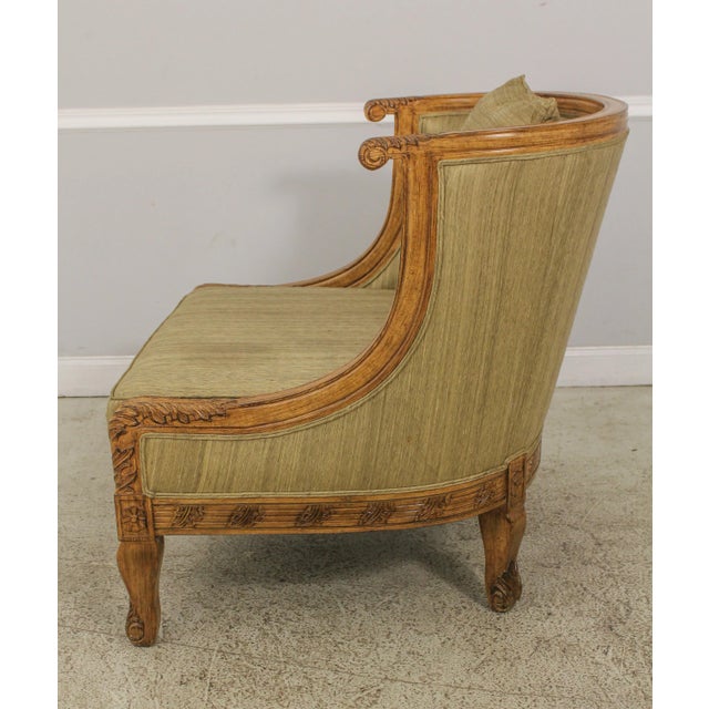 Italian Large Italian Extra Wide Seat Designer Chair For Sale - Image 3 of 13