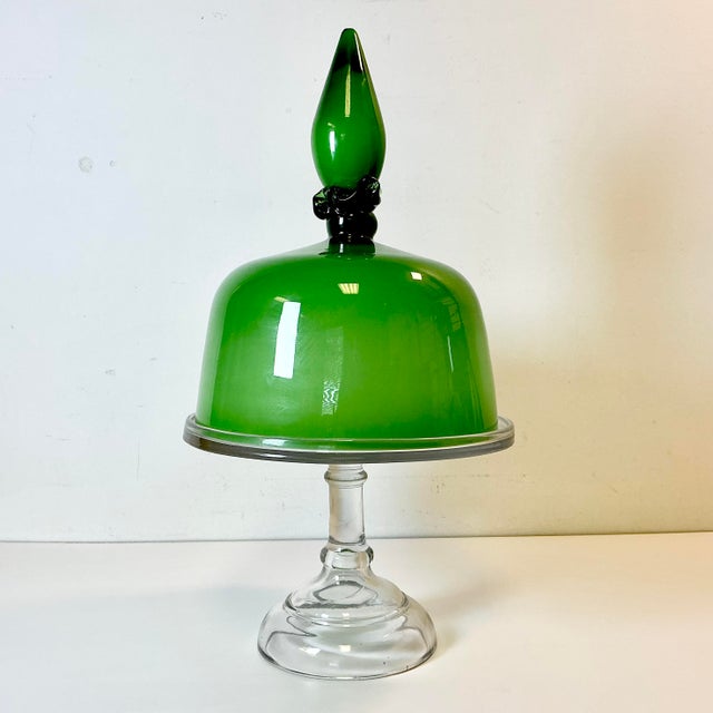 From our private collection. Vintage Home is pleased to offer this stunning hand blown Murano Glass Cloche. We curated...