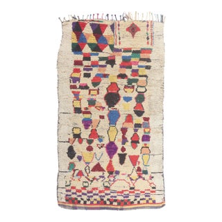 Vintage Azilal Boucherouite Moroccan Rug, 06'00 X 10'08 For Sale