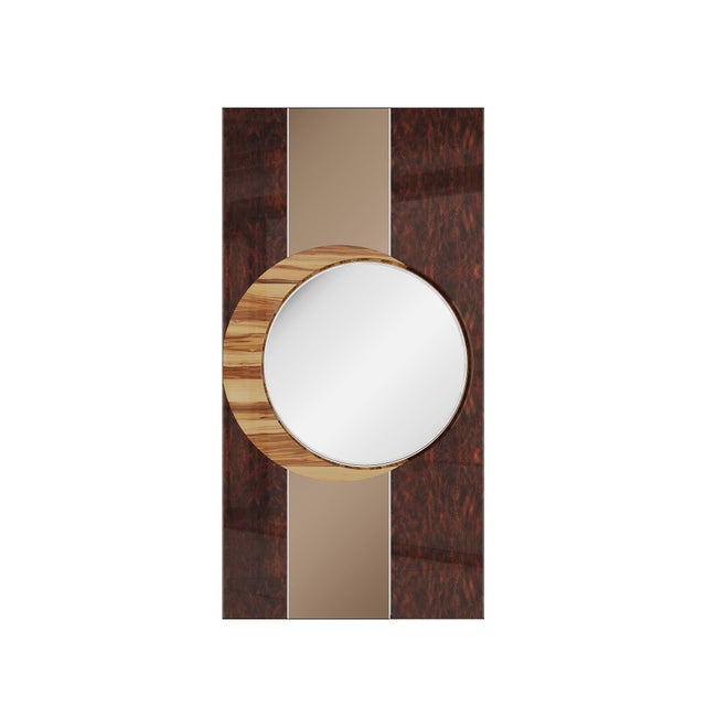 Not Yet Made - Made To Order Mid-Century Modern Wood Elyse Mirror by Hommés Studio For Sale - Image 5 of 5