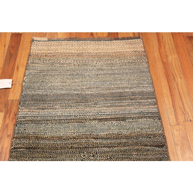 Abstract Nazmiyal Collection Vintage Persian Gabbeh Rug For Sale - Image 3 of 8