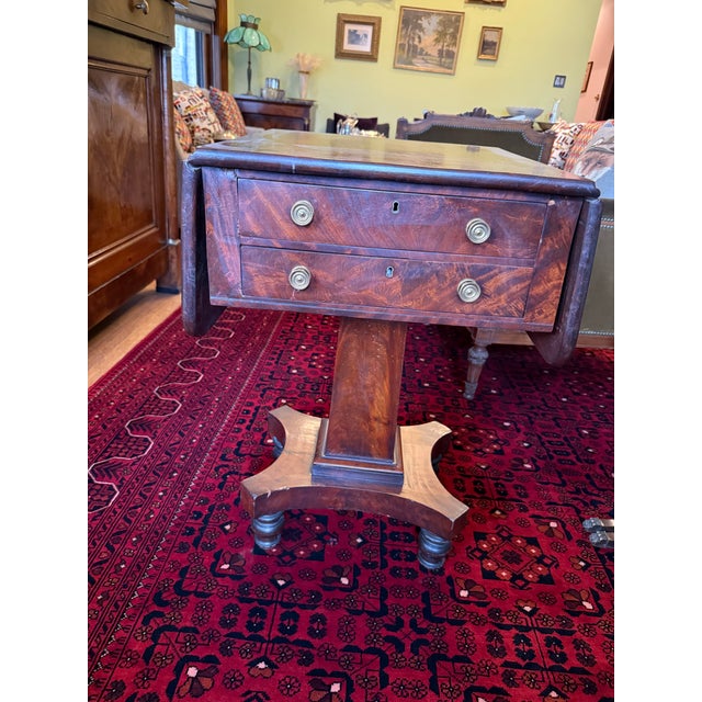 Late 19th Century American Empire Drop Leaf Side Table For Sale In Chicago - Image 6 of 8