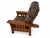 Mission Stickley Bow Arm Mission Stlye Recliners For Sale - Image 3 of 4