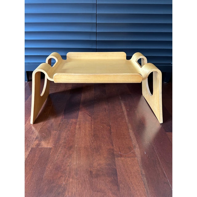 Contemporary Vintage Magis Bentwood Low Table - Made in Italy For Sale - Image 3 of 16