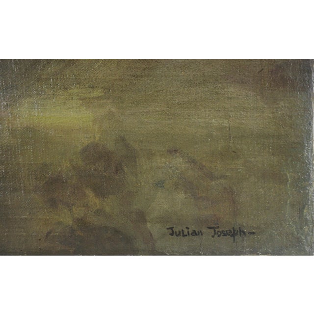 19th Century Early 20th Century Original Oil Painting in Style of William Merritt Chase For Sale - Image 5 of 8