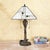 Mission-Style Tiffany Stained Glass Table Lamp by K L Lighting For Sale - Image 17 of 18
