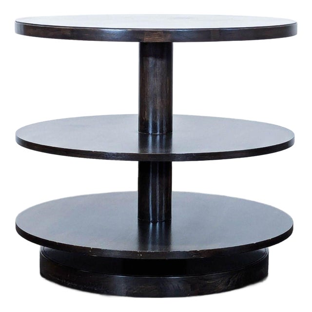 Vintage Vanguard Furniture Three Tier Side Table For Sale